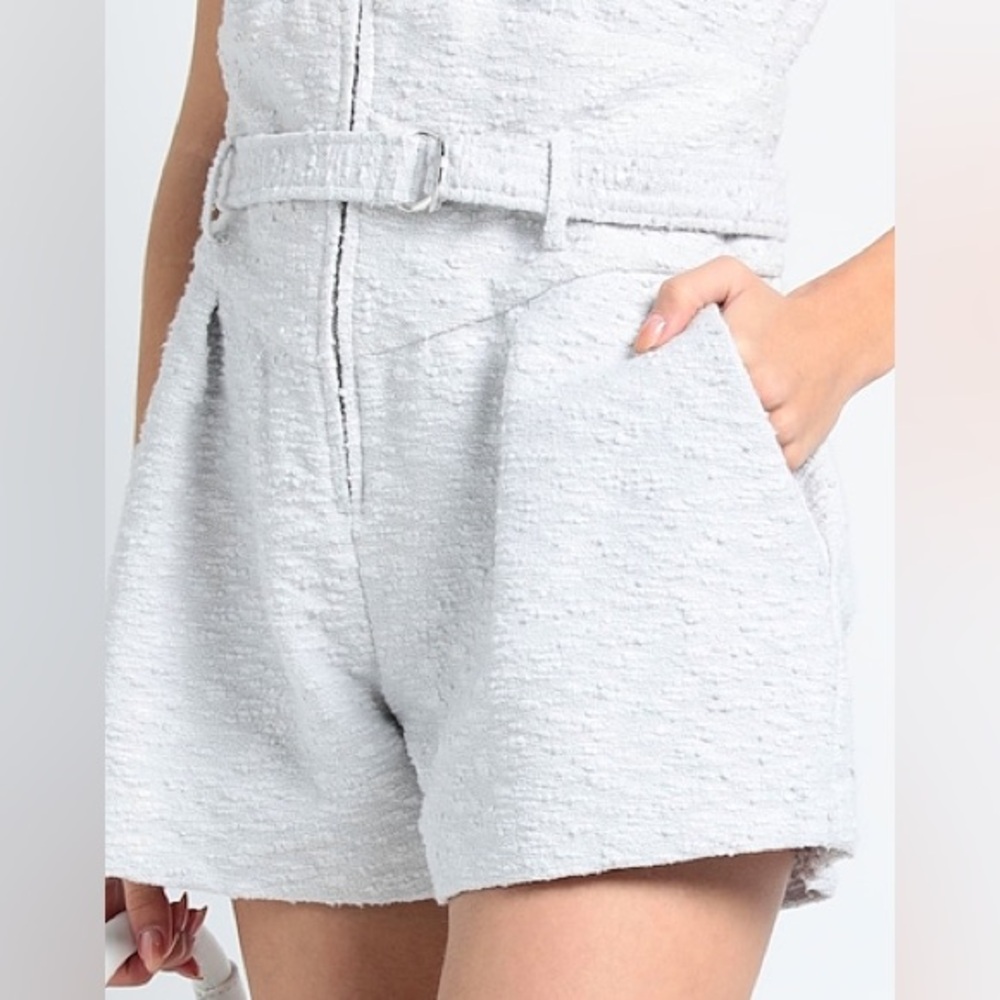 IRO white textured Jumpsuits one piece - Picture 4 of 11